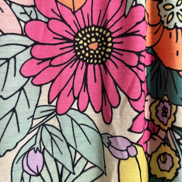 Bombom Women’s Bright Retro Floral Print Dress - Picture 3 of 8